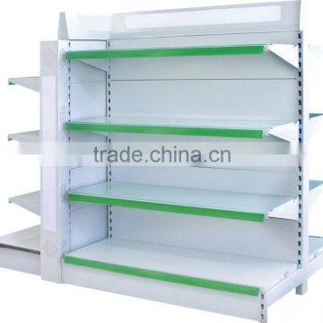 with end cap gondola shelf end shlef