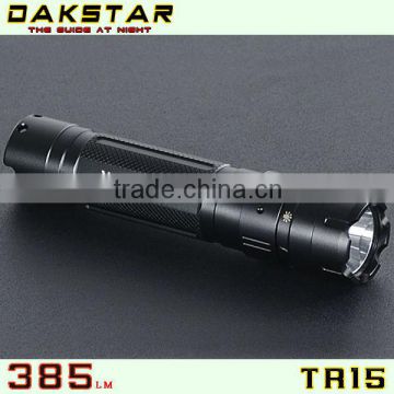 DAKSTAR TR15 XP-G R5 385LM 18650 CREE LED Police Rechargeable Mini Aluminum Magnet control Flashlight