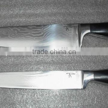 damascus kitchen knife damascus chef knife carbon fiber handle