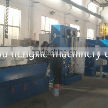 Intermediate wire drawing machine with online annealer of copper