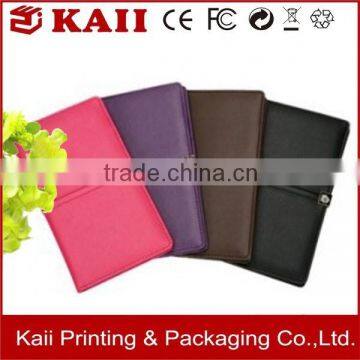 black PU cover paper notebook manufacturer, high quality black PU cover paper notebook supplier