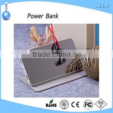 New leather case power bank 6000mah