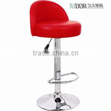 Red bar chair vintage bar stool legs K-1347