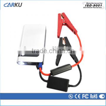 China supplier Carku mini jump starter for 12V car power bank jump starter Car battery charger