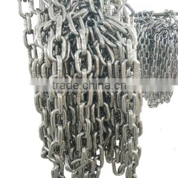 300 series argon-arc welding stainless steel link chain, 8mm long link with length of 200 meters