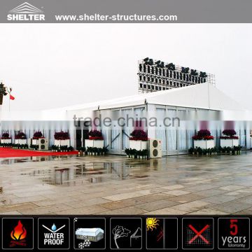 500 people Shelter A shaped glass wall tent manufacturing company in Guangzhou for party wedding