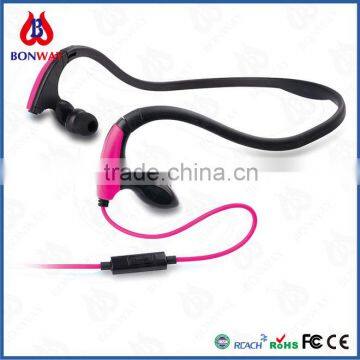 Fashion neckband earphone with 3.5mm plug for sports.