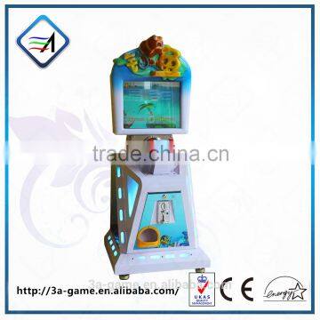Single latest design mini arcade fishing game machine for kids Coin Operated Games