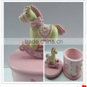 Jewelry boxes, resin jewelry boxes, horse toy upside box