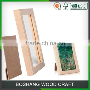 Custom Table Natural Wood Picture Frame