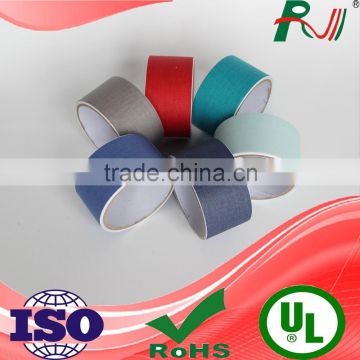 Colored adhesive cloth fabric tape with cheap price