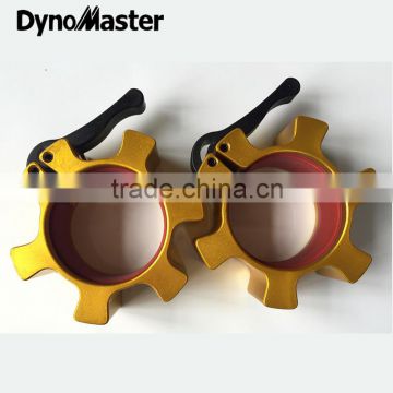 Dynomaster Olympic Weight Collars / OSO Barbell Weight Collars/ Yellow Collar Barbell