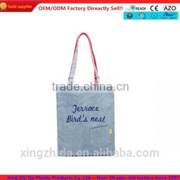 High quality canavas messenger shopping bag