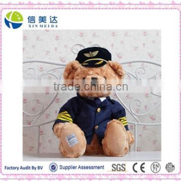 Captain Pilot Uniforms Teddy Bear plush toy