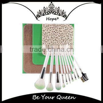Good Quality Flower Bag 10pcs Makeup Brushes Beauty Products