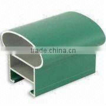 Powder coating aluminum profile for stair railing