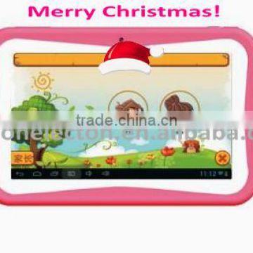 2015 Chritmas best gift for kids 7" quad core dual camera hot selling table pc