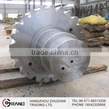 Top quality alloy steel oem forging turbine shaft