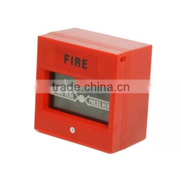 High stability 24VDC Single Pole Conventional Red Fire Panic Button for fire