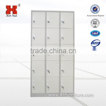 15 compartment steel locker