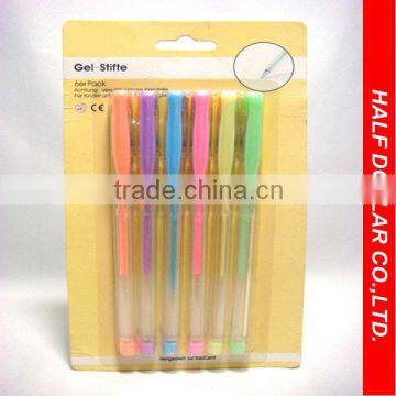 Magic Rainbow Gel Ink Pen /Classic gel ink pen /Fashion smooth writing gel pens