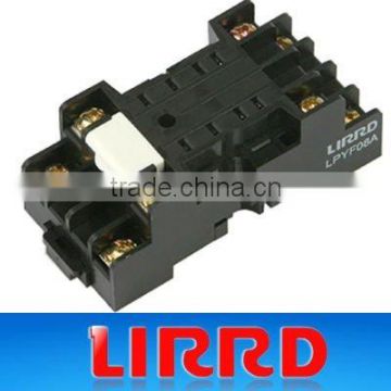 PYF08A 8 Pins Din Rail Mount Base for MY2N/HH52P Power Relay