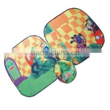 nylon car sun shade full printing square car sunshade