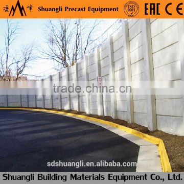 Concrete fence wall panel machine. External boundary wall extruder machine