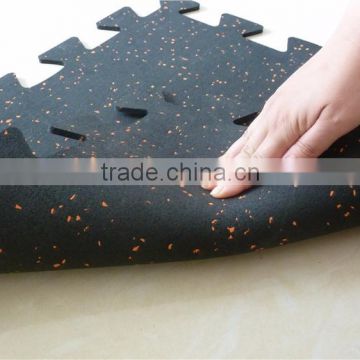 Antiskid rubber flooring bricks for gym