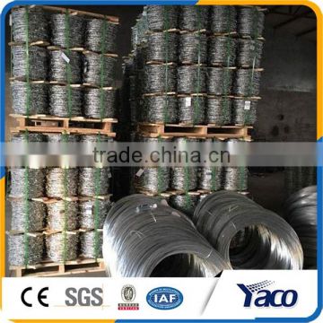 Beautiful surface treatment 10gauge-18gauge galvanized barbed wire