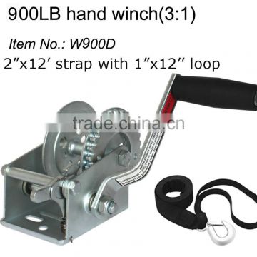 900LB trailer winch,hand winch