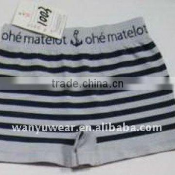 stripes seamless underwear mens boxer short
