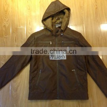 man pu leather jacket #PL8719