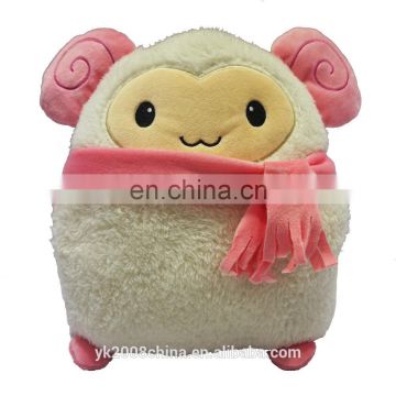 2015 New arrival,plush USB rechargeable sheep hand warmer with knitted cover,