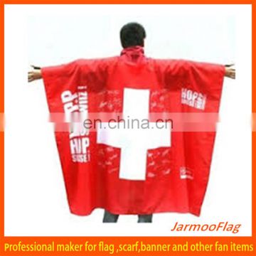 Switzerland plastic body flag with sleeve