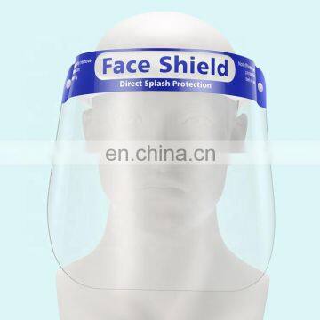full face shield plastic transparent face shield