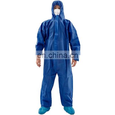 Hot sale blue Mens work coveralls anti-static safety clothing