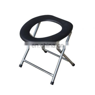 Emergency disposable toilet seat flushable stainless steel indoor toilet with cover portable camping toilet seat