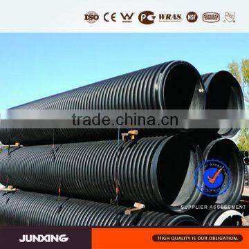 Twin wall 600mm PE corrugated sewer pipe