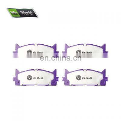 Auto parts market front rear ceramic brake pads in guangzhou for Camry 06-10/for Lexus es350 D1293/D1222 04465-06080