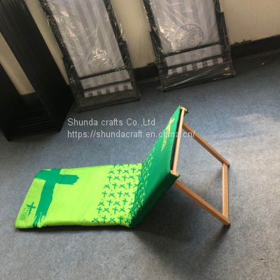 Folding Sand Proof Beach Lounge Chair Cushion Pad Sand Free Beach Mat with Bag