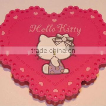 delicated Hello Kitty Silicon Coaster for kitchen