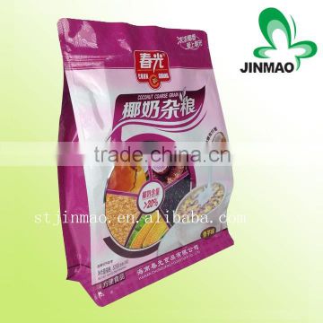 Plastic food packaging bag for soybean milk powder
