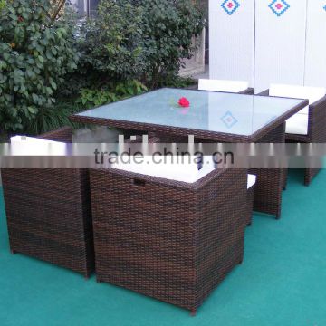 cube set/outdoor garden table