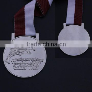 2.17" size, nickel plated, soft enamel ,with custom logo, medallion awards