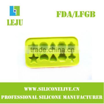 5 shape Silicone Ice Cube Tray with High Quality