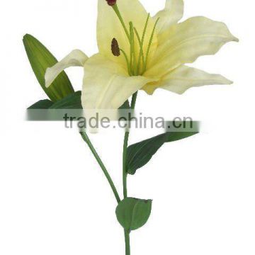 Flowers of 33"H Artificial Lily, Artificial Flower, Real Touch, High Quality, PU Lily