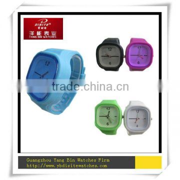 colorful fashion silicone watch 2012