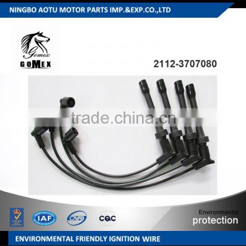 High voltage silicone Ignition wire set, ignition cable kit, spark plug wire 2112-3707080 for LADA GAZ