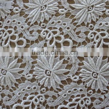 Fashion hot selling stock textile chemical lace fabrics